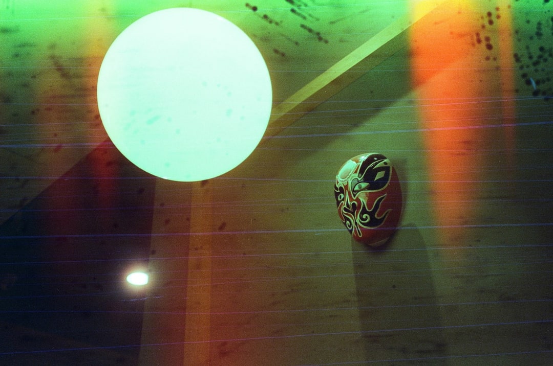 Abstract Light and Mask Composition. Shot with Olympus XA-1, Cartenz 200 film